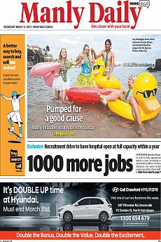 Manly Daily - March 13th 2019