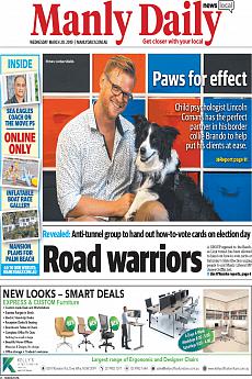 Manly Daily - March 20th 2019