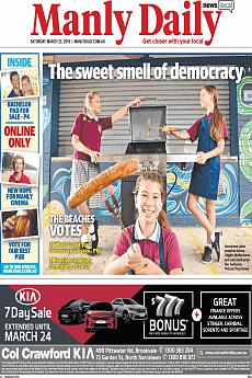 Manly Daily - March 23rd 2019