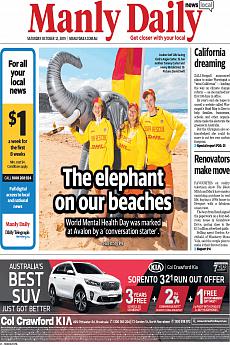 Manly Daily - October 12th 2019