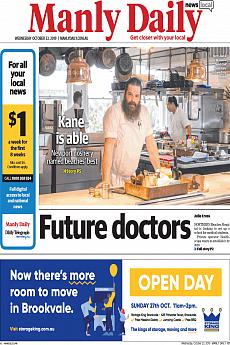 Manly Daily - October 23rd 2019