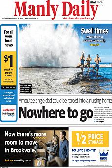 Manly Daily - October 30th 2019