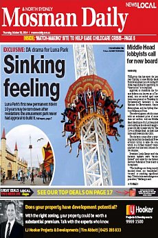Mosman Daily - October 30th 2014