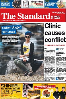The Standard - MtDruitt/StMarys  - November 12th 2014