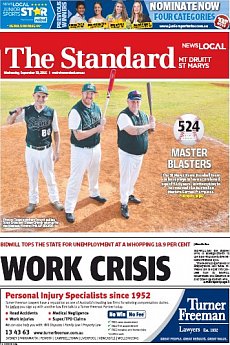 The Standard - MtDruitt/StMarys  - September 30th 2015