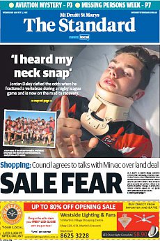 The Standard - MtDruitt/StMarys  - August 3rd 2016
