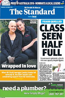 The Standard - MtDruitt/StMarys  - September 7th 2016