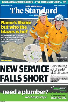 The Standard - MtDruitt/StMarys  - October 5th 2016