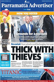 Parramatta Advertiser - September 13th 2017