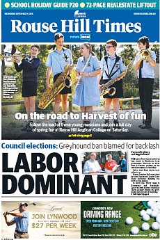 Rouse Hill Times - September 14th 2016